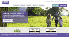 Desktop Screenshot of budgetinsurance.com
